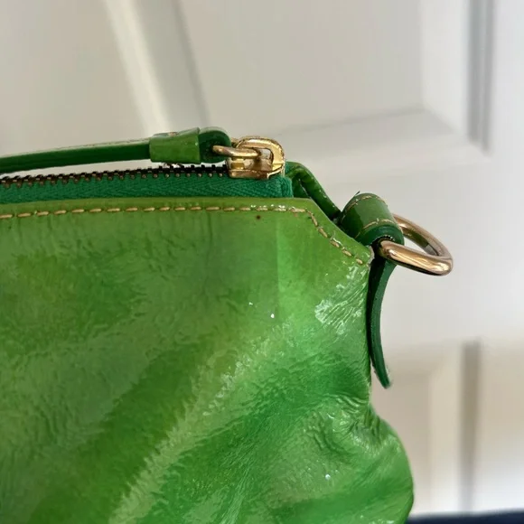 Dooney & Bourke Apple Green Patent Leather Women's Satchel Bag - Picture 5 of 12